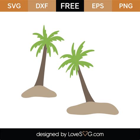 Palm Tree Svg File Free Png Free Svg Files Silhouette And Cricut