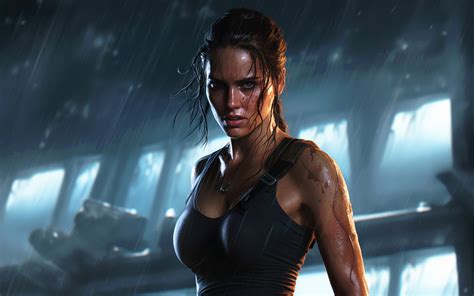 1680x1050 Lara Croft In Tomb Raider 5k Wallpaper1680x1050 Resolution
