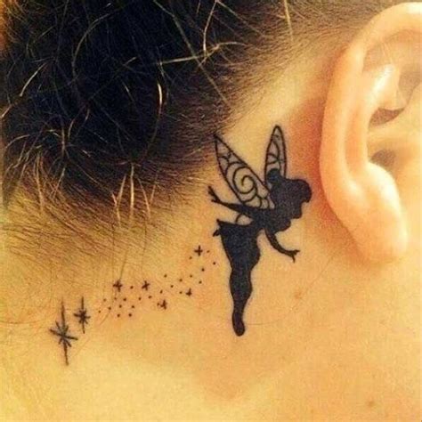 25 Cute Disney Tattoos That Are Beyond Perfect Stayglam Behind Ear