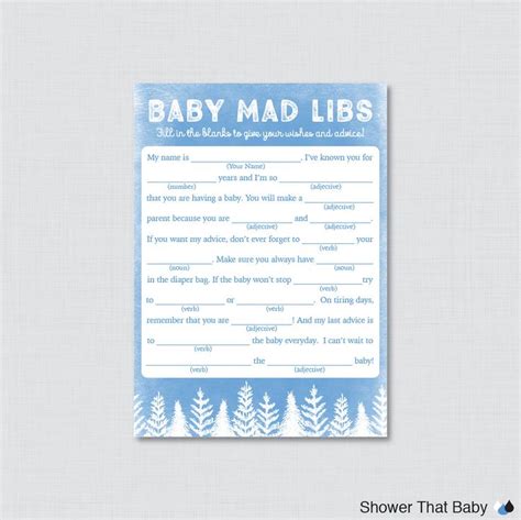 Mad Libs Winter Worksheet24