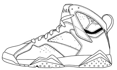Air Jordans Coloring Pages Air Jordan 8 Colouring Pages Sneakers