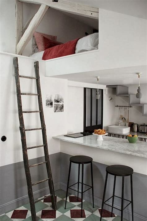 52 Stunning Tiny Loft Apartment Decor Ideas Page 48 Of 54