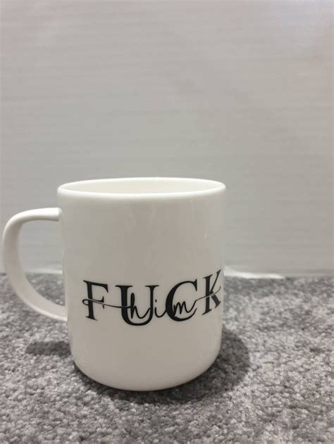 set of 4 fuck mugs t set fuck her fuck him fuck that and etsy