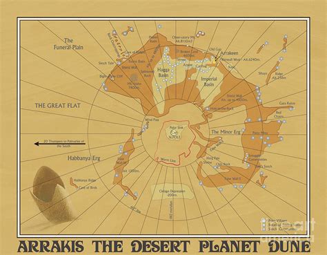 Dune Planet Map