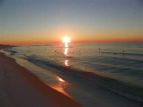 Sunrise Over Pensacola Beach Pensacola Beach Sunset Pictures