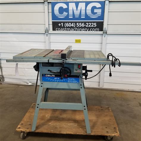 Used Delta 36 390c Table Saw Coast Machinery Group