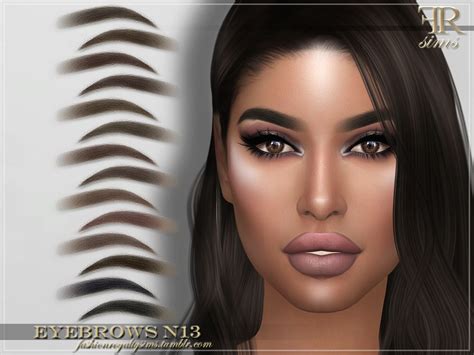 The Sims Resource Eyebrows N13