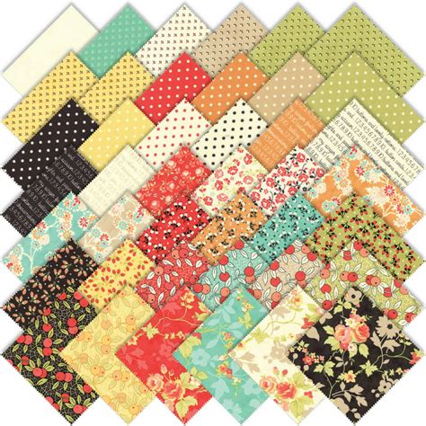 Moda Chestnut Street Charm Pack 42 5 Quilting Cotton Fabric Squares