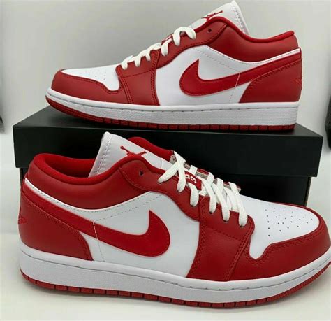 Jordan 1 Low Gym Red White For Sale Kicks Collector