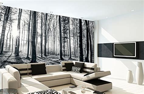 1wall Black And White Forest Wall Mural Gtineanupc 3700166642867