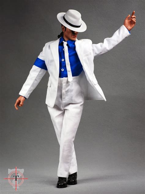 Figurine 16 Set Michael Jackson Smooth Criminal Blanc Machinegunfr