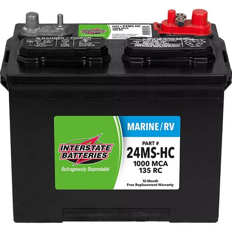 Interstate Batteries 1000 Marine Cranking Amp Starting Battery Academy