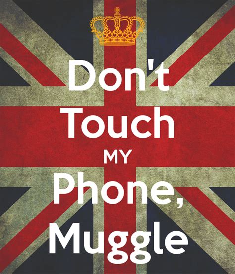 Dont Touch My Laptop Muggle I Have This On My Ipad Lock Screen But