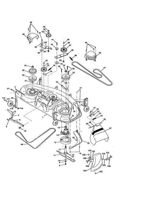 Sears Craftsman Lawn Tractor Parts Diagram