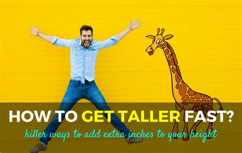 What is the fastest way to increase height. HOW TO GET TALLER FAST NATURALLY? 25 BEST WAYS TO INCREASE ...