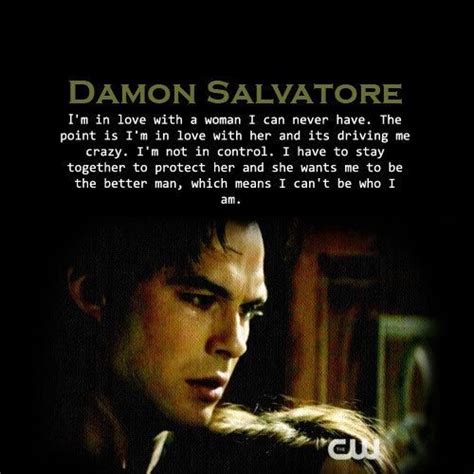 Damon Salvatore Vampire Diaries Love Quotes By All You Need Is Love