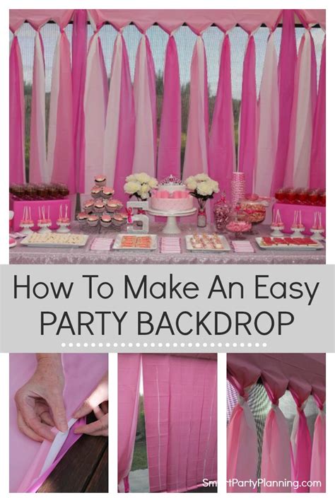 How To Make An Easy Diy Party Backdrop