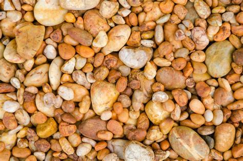 Orange Pebble Stone Texture Background Stock Photo Image Of