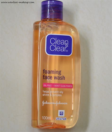 Clean And Clear Foaming Face Wash Review New Love Makeup