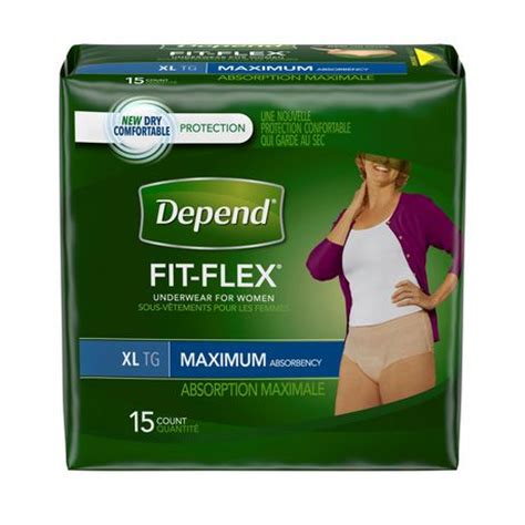 Depend Fit-Flex Incontinence Underwear for Women, Maximum Absorbency | Walmart Canada