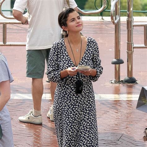 Shop Selena Gomezs Best Summer Prairie Dress Looks Vogue