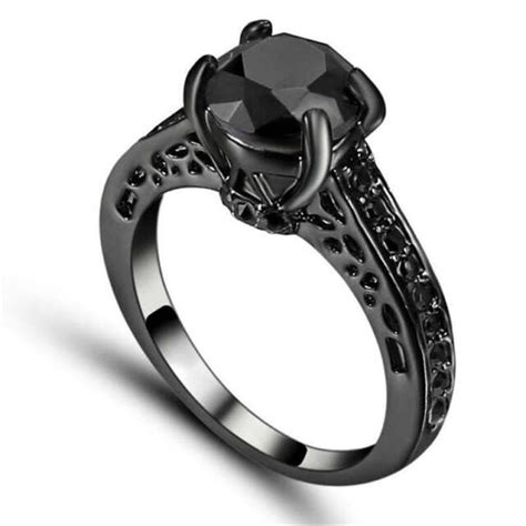 Https://wstravely.com/wedding/black Shaphire Wedding Ring