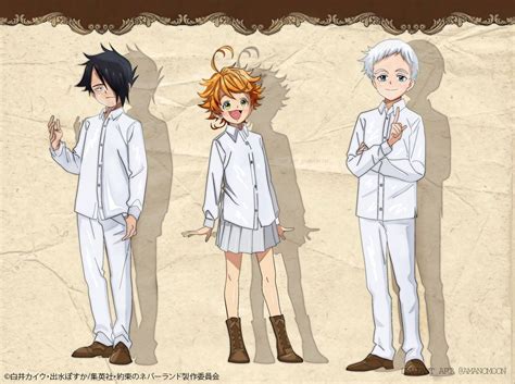 The Promised Neverland Anime Character Design Colo By Amanomoon Anime Character Design Anime