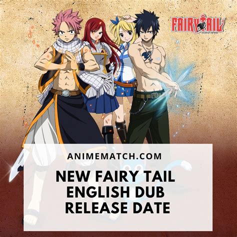 New Fairy Tail English Dub Release Date