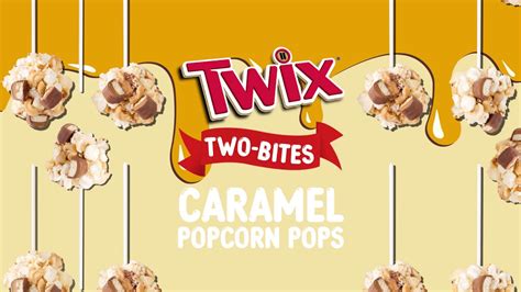 Twix Two Bites Caramel Popcorn Pops Youtube