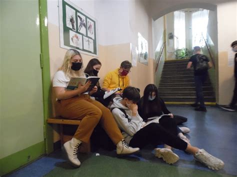 Przerwa na czytanie akcja w I Liceum Ogólnokształcącym w Słupsku