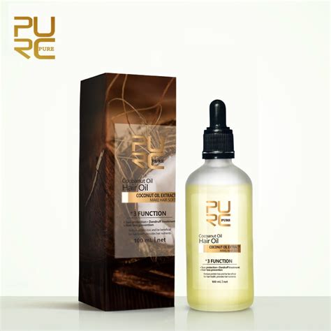 This gives coconut oil a long, straight structure, which is more easily absorbed deep into the hair shaft. PURC New Products 100% Natural Organic Extract Virgin ...