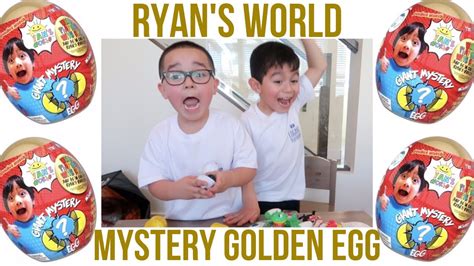 Ryans World Mystery Golden Egg Youtube