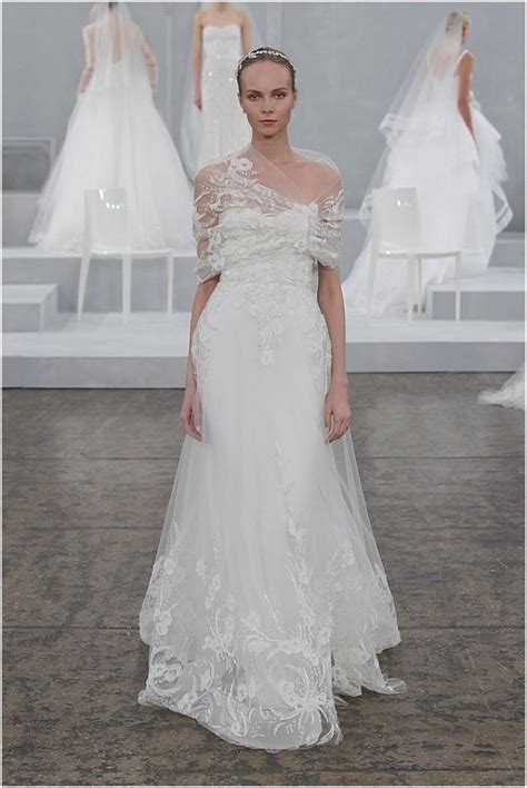 Monique Lhuillier Spring 2015 Wedding Dresses Weddbook