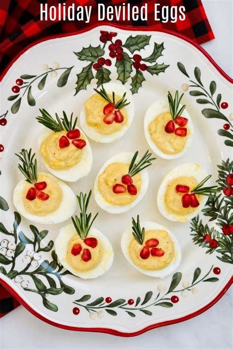 Holiday Deviled Eggs Pams Daily Dish