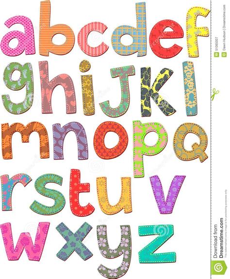 Large Alphabet Letters Clip Art