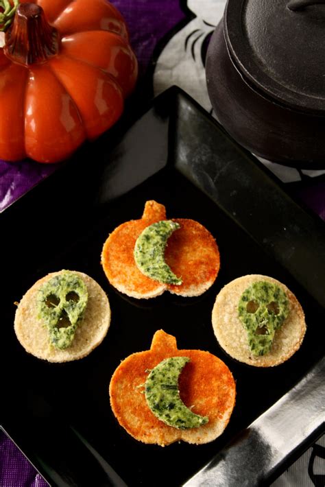 Martha Stewarts Halloween Spinach Ricotta Skulls Suzie The Foodie