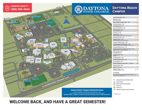 Daytona Beach Campus Map Fall 2019