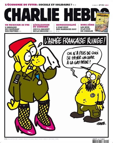 Charlie Hebdo 992 22 Juin 2011 Couverture Charb La Presse
