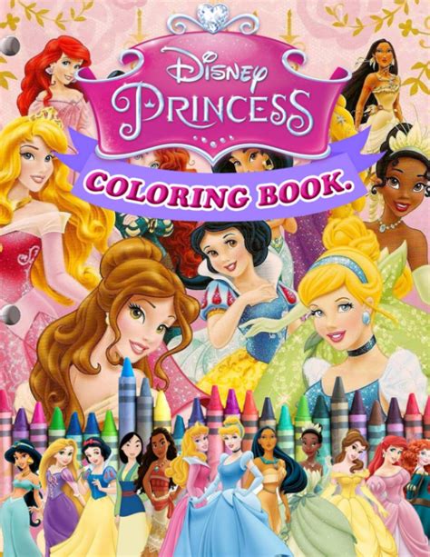 Disney Princess Coloring Book Disney Princesses Coloring Book Cute And