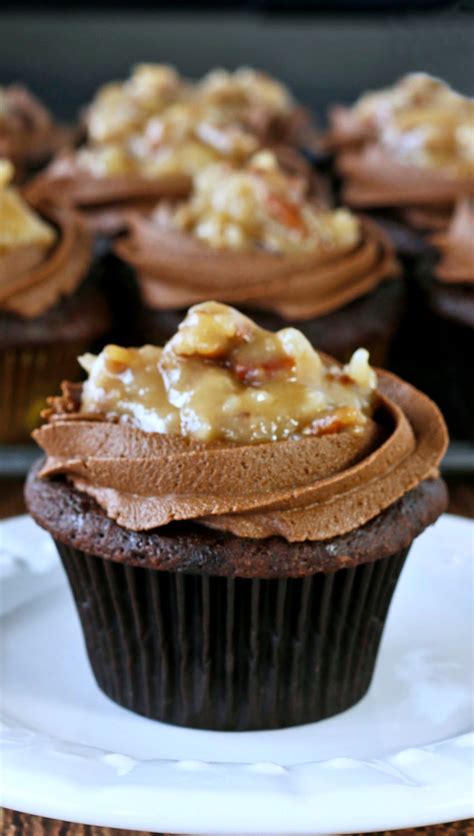 german chocolate cupcakes recipes food and cooking