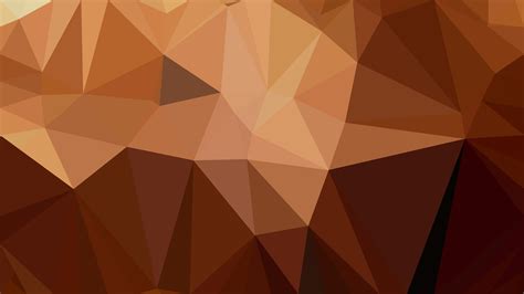 Free Abstract Brown Polygonal Background Vector Image