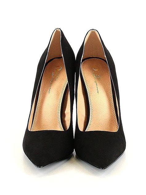 Olivia Jaymes Heels Black Solid Shoes Size 10 In 2022 Heels Black