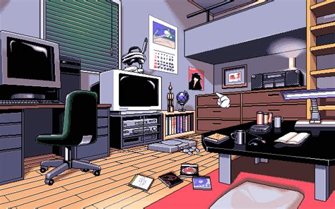 Pixel Art Room Background