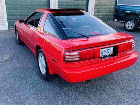 1991 Toyota Supra Hatchback Red Rwd Manual Classic Toyota Supra 1991