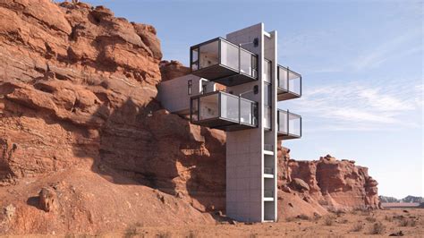 Canyon House Khujand Desert Tajikistanvisualization