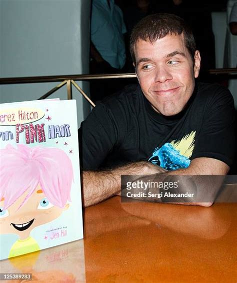 Perez Hilton Signs Copies Of The Boy With Pink Hair Photos And Premium