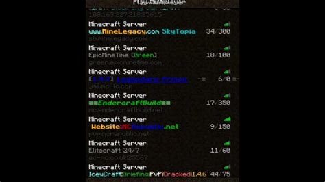 By the way my server is powered by a server hosting company called leet.cc ip: Minecraft server IP list 2013 - YouTube