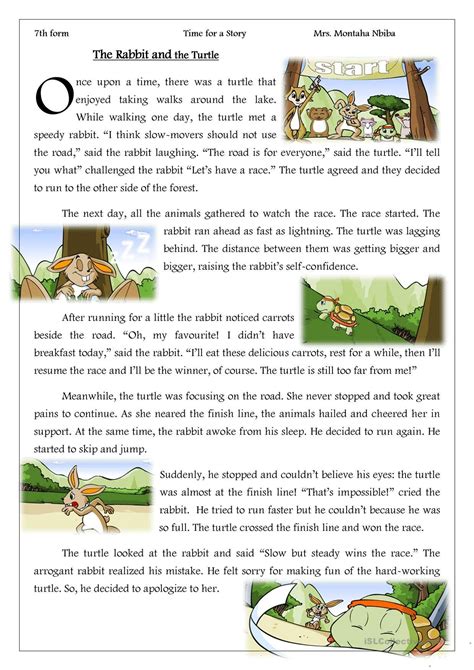 Short Story Printables