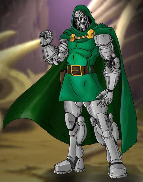 Doctor Doom By Mawnbak On Deviantart Doom The 100 Characters Marvel