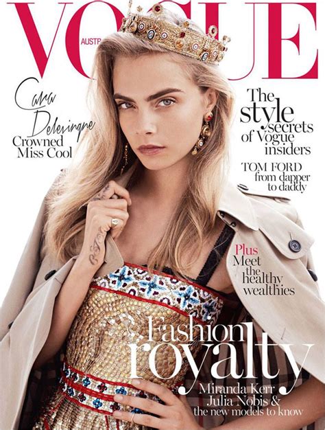 Best Cover Magazine Cara Delevingne Vogue Australia Benny Horne 01